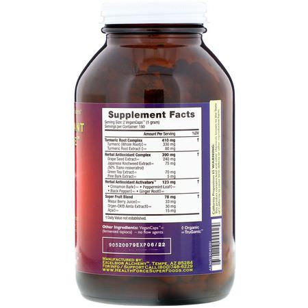 抗氧化劑, 抗氧化劑: HealthForce Superfoods, Antioxidant Extreme, Version 9, 360 Vegan Caps