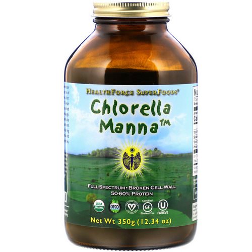 HealthForce Superfoods, Chlorella Manna, 12.34 oz (350 g) Review