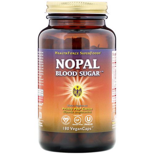 HealthForce Superfoods, Nopal Blood Sugar, 180 VeganCaps Review