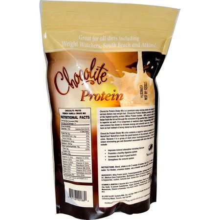 乳清蛋白, 運動營養: HealthSmart Foods, Chocolite Protein, French Vanilla, 14.7 oz (418 g)