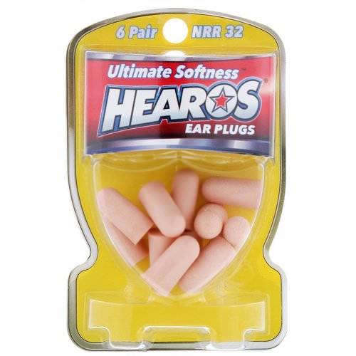 Hearos, Ear Plugs, Ultimate Softness, High, NRR 32, 6 Pair Review