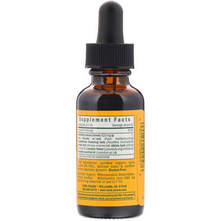 鎮靜, 補品: Herb Pharm, Anxiety Soother, 1 fl oz (30 ml)
