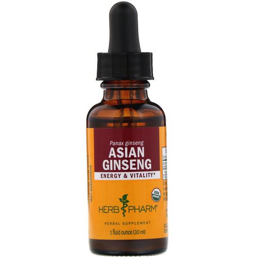 Herb Pharm, Asian Ginseng, Energy & Vitality, 1 fl oz (30 ml) Review