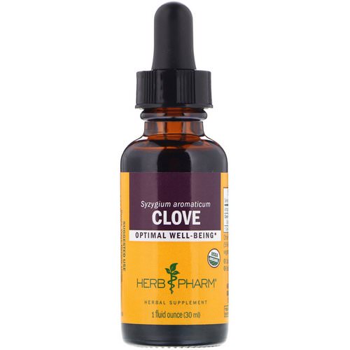 Herb Pharm, Clove, Syzygium Aromaticum, 1 fl oz (30 ml) Review