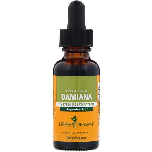 Herb Pharm, Damiana, 1 fl oz (30 ml) Review
