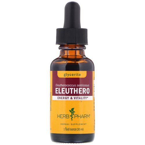 Herb Pharm, Eleuthero, Glycerite, 1 fl oz (30 ml) Review