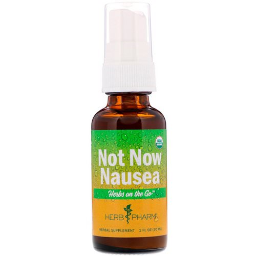 Herb Pharm, Herbs on the Go, Not Now Nausea, 1 fl oz (30 ml) Review