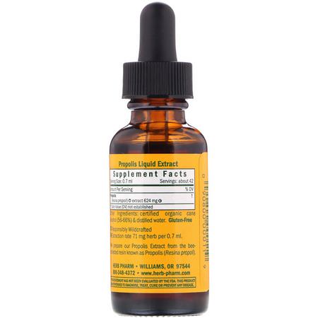 蜂膠, 蜂產品: Herb Pharm, Propolis, 1 fl oz (30 ml)