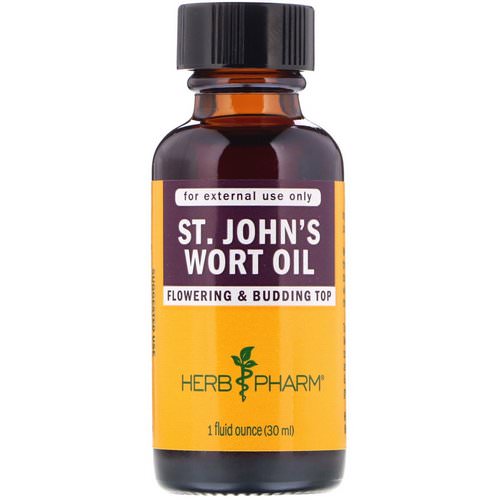 Herb Pharm, St. John's Wort Oil, 1 fl oz (30 ml) Review