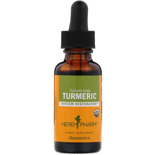 Herb Pharm, Whole Rhizome, Turmeric, 1 fl oz (30 ml) Review