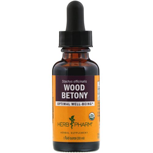 Herb Pharm, Wood Betony, 1 fl oz (30 ml) Review