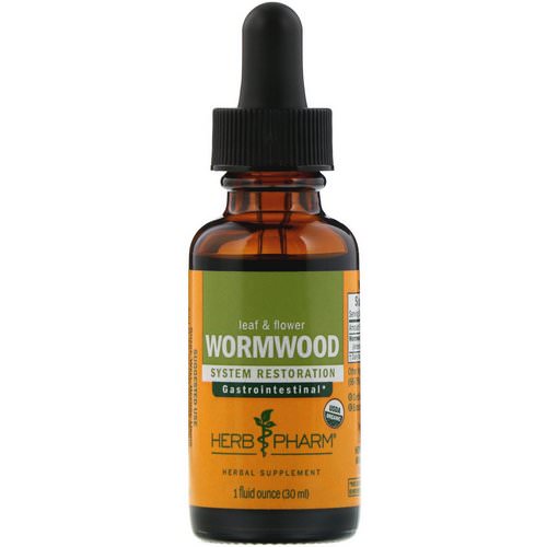 Herb Pharm, Wormwood, Leaf & Flower, 1 fl oz (30 ml) Review