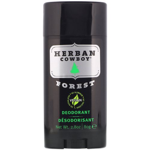 Herban Cowboy, Deodorant, Forest, 2.8 oz (80 g) Review