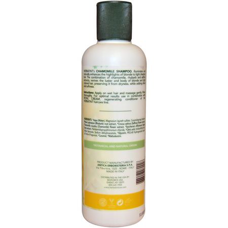 洗髮, 護髮: Herbatint, Chamomile Shampoo, 8.79 fl oz (260 ml)