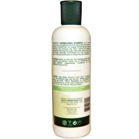 洗髮, 護髮: Herbatint, Normalizing Shampoo, Aloe Vera, 8.79 fl oz (260 ml)