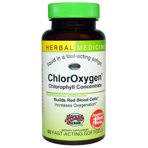 Herbs Etc, ChlorOxygen, Chlorophyll Concentrate, 60 Fast-Acting Softgels Review