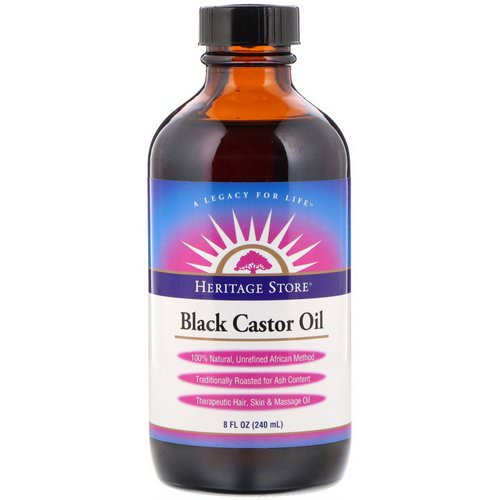 Heritage Store, Black Castor Oil, 8 fl oz (240 ml) Review