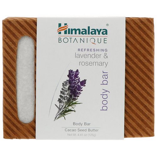 Himalaya, Botanique, Body Bar, Refreshing Lavender & Rosemary, 4.41 oz (125 g) Review