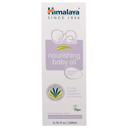 Himalaya, Nourishing Baby Oil, Olive Oil and Winter Cherry, 6.76 fl oz (200 ml) Review