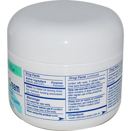 皮膚發癢, 乾燥: Home Health, Psoriasis Cream, 2 oz (56 g)