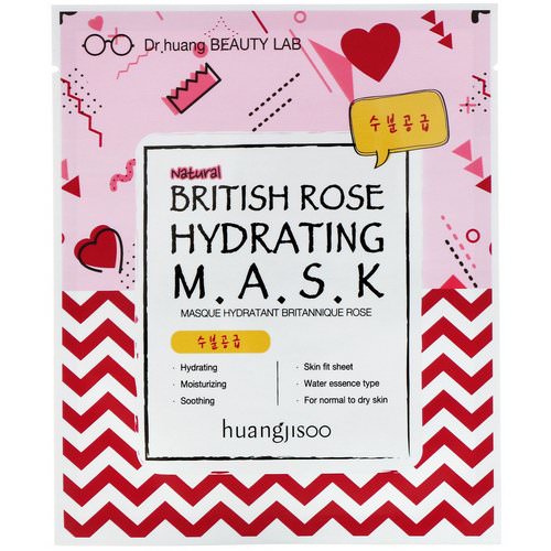Huangjisoo, British Rose Hydrating Mask, 1 Sheet Mask Review