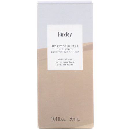 面油, K美容保濕霜: Huxley, Secret of Sahara, Oil Essence, 1.01 fl oz (30 ml)