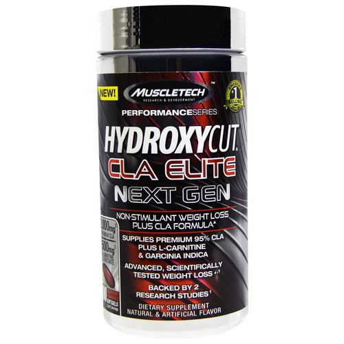 Hydroxycut, CLA Elite Next Gen, Non-Stimulant Weight Loss, Raspberry Flavored, 100 Softgels Review