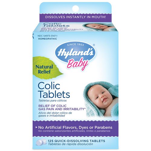 Hyland's, Baby, Colic Tablets, 125 Tablets Review