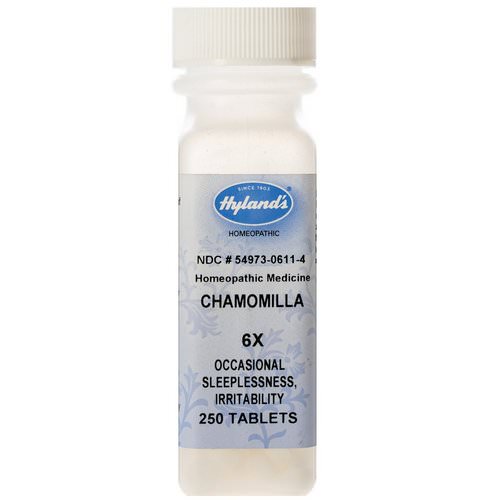Hyland's, Chamomilla 6X, 250 Tablets Review
