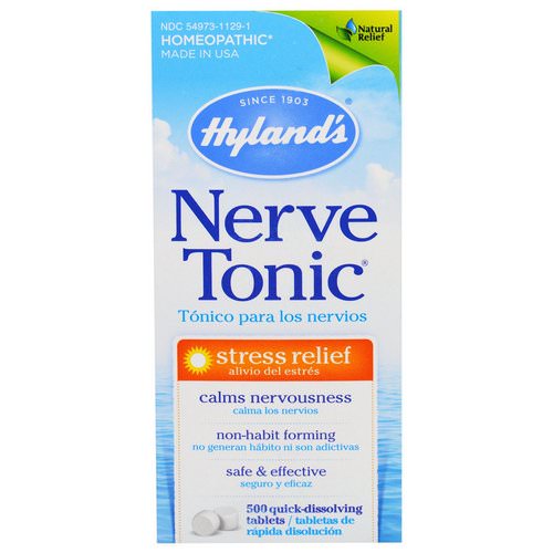 Hyland's, Nerve Tonic, 500 Tablets Review