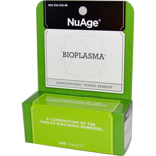 Hyland's, NuAge, Bioplasma, 125 Tablets Review