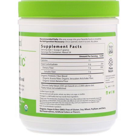 益生菌, 消化: Hyperbiotics, Prebiotic, Organic Proprietary Blend, 13.23 oz (375 g)