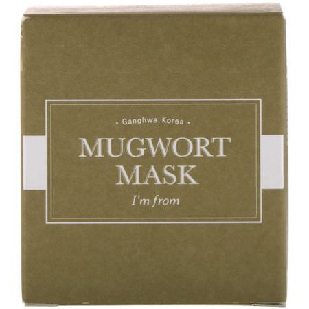 K美容面膜, 果皮: I'm From, Mugwort Mask, 3.88 fl oz (110 g)