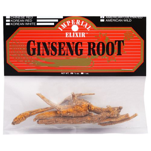 Imperial Elixir, Ginseng Root, American Cultivated, 1/2 oz Review