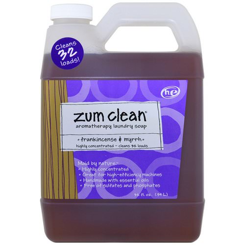 Indigo Wild, Zum Clean, Aromatherapy Laundry Soap, Frankincense & Myrrh, 32 fl oz (.94 l) Review