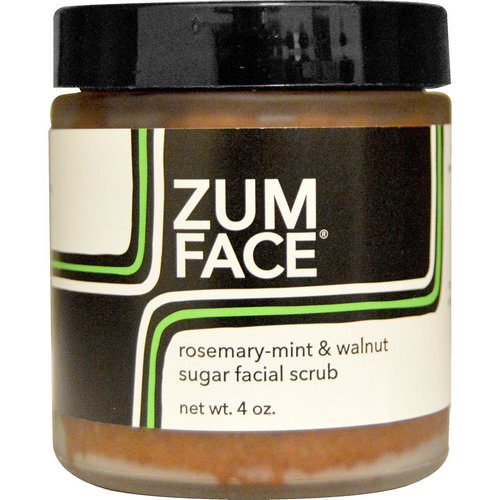 Indigo Wild, Zum Face, Rosemary-Mint & Walnut Sugar Facial Scrub, 4 oz Review