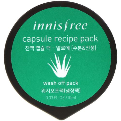 Innisfree, Capsule Recipe Pack, Aloe, 0.33 fl oz (10 ml) Review