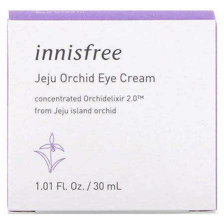 眼霜, K美容保濕霜: Innisfree, Jeju Orchid Eye Cream, 1.01 fl oz (30 ml)