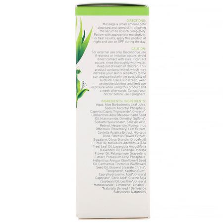 視黃醇, 淡斑: InstaNatural, Age-Defying & Skin Clearing Serum, Anti-Aging, 1 fl oz (30 ml)