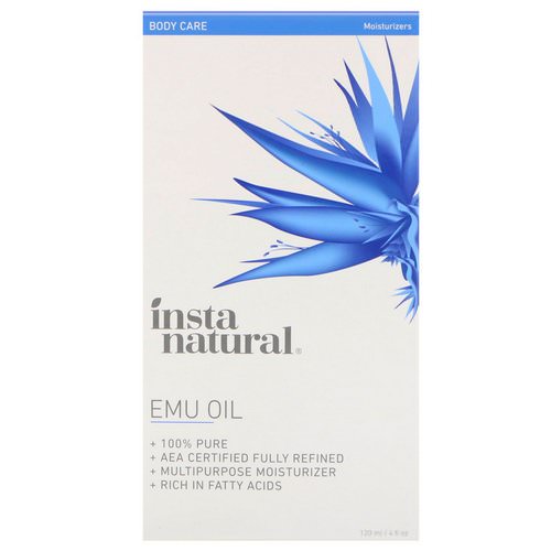 InstaNatural, Emu Oil, Body Care, Moisturizers, 4 fl oz (120 ml) Review