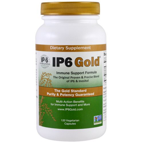IP-6 International, IP6 Gold, Immune Support Formula, 120 Vegetarian Capsules Review