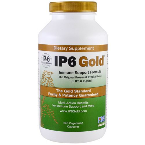 IP-6 International, IP6 Gold, Immune Support Formula, 240 Vegetarian Capsules Review