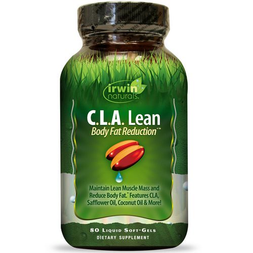 Irwin Naturals, C.L.A. Lean, Body Fat Reduction, 80 Liquid Soft-Gels Review