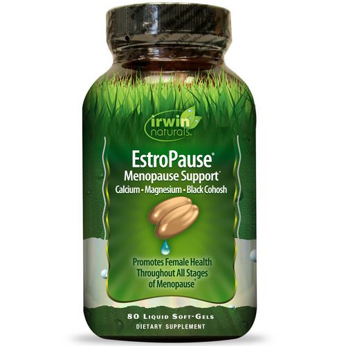 Irwin Naturals, EstroPause, Menopause Support, 80 Liquid Soft-Gels Review