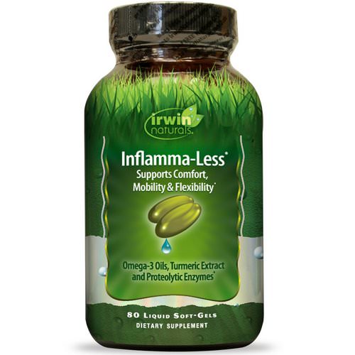 Irwin Naturals, Inflamma-Less, 80 Liquid Soft-Gels Review