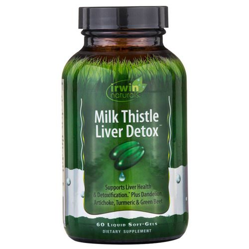 Irwin Naturals, Milk Thistle Liver Detox, 60 Liquid Soft-Gels Review