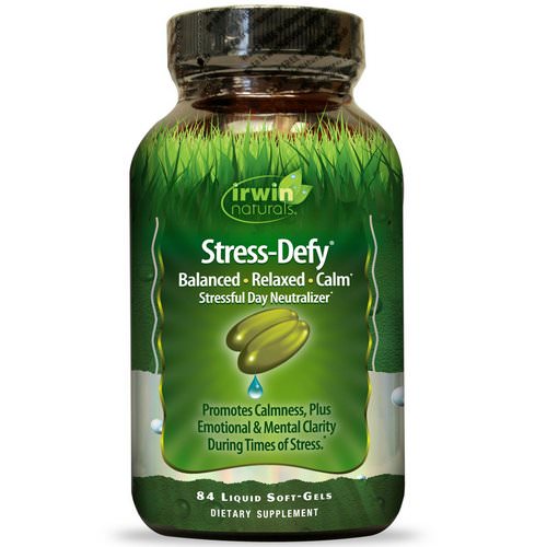Irwin Naturals, Stress-Defy, 84 Liquid Soft-Gels Review