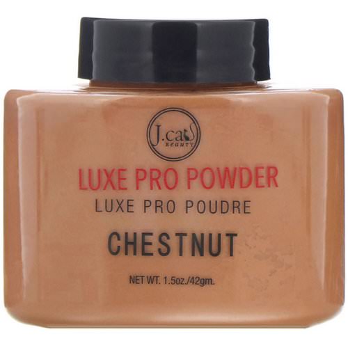 J.Cat Beauty, Luxe Pro Powder, LPP104 Chestnut, 1.5 oz (42 g) Review