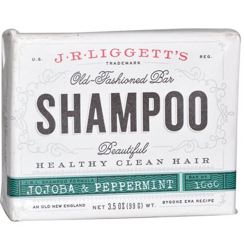 J.R. Liggett's, Old Fashioned Bar Shampoo, Jojoba & Peppermint, 3.5 oz (99 g) Review