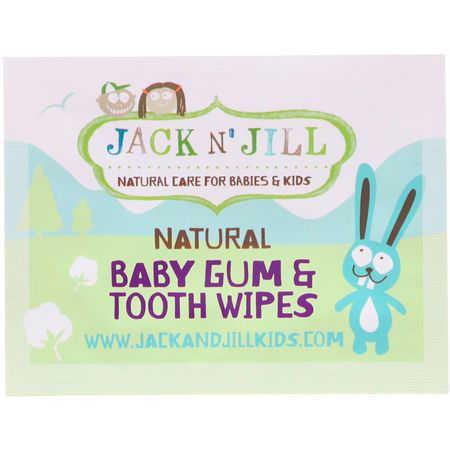 Jack n' Jill Dental Wipes - 牙科濕巾, 口腔護理, 牙齒, 兒童